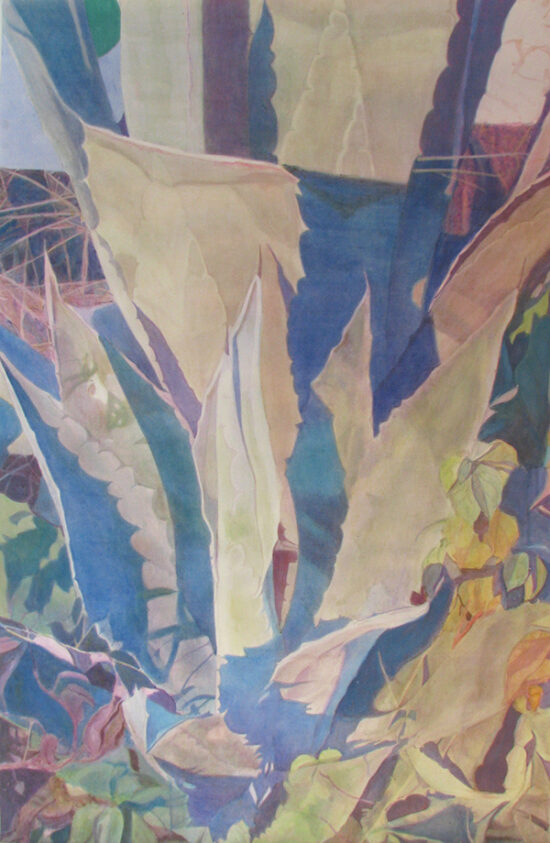 untitled I/XVII, 2017, acrylique sur papier, 100x65 cm